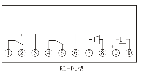 RL-1D内部接线（正视图）