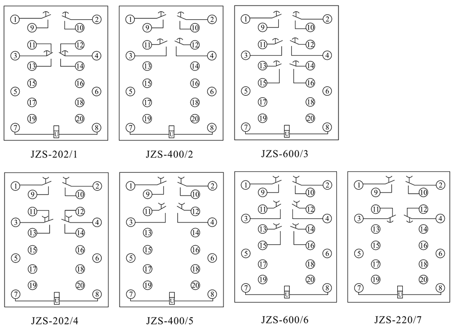 JZS-202/4内部接线图