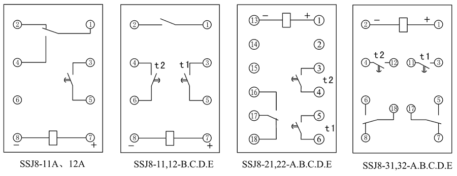 SSJ8-21E内部接线图