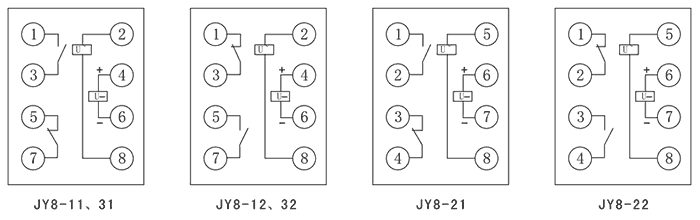 JY8-21A内部接线图