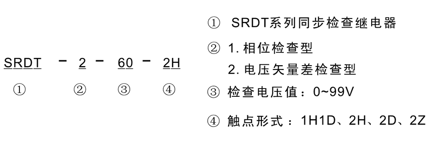 SRDT-1-60-1H1D选型说明